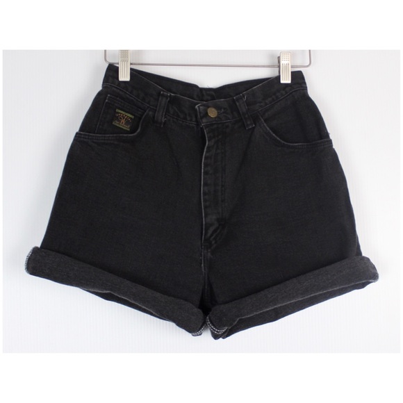 Wrangler Pants - Vtg Wrangler Denim High Waisted Mom Jean Shorts